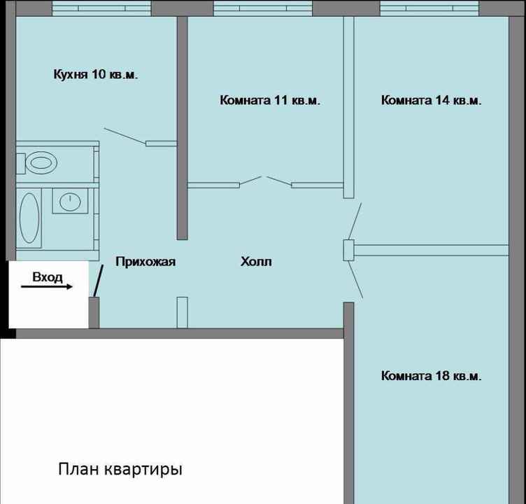 Продам трехкомнатную вторичку 73.0 м этаж 1/14 город Москва метро Академическая ЮЗАО Академический улица Дмитрия Ульянова 1 30